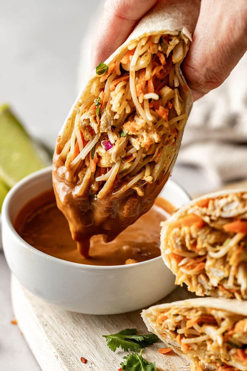 Recreate the Iconic Einstein Bros Peanut Chicken Wrap Recipe